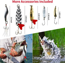 Load image into Gallery viewer, Fishing Lures Kit for Freshwater - 78 Pieces
